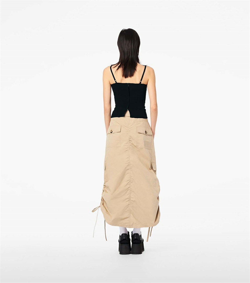 Beige Marc Jacobs The Cargo Women's Skirts | 6380PNZTV