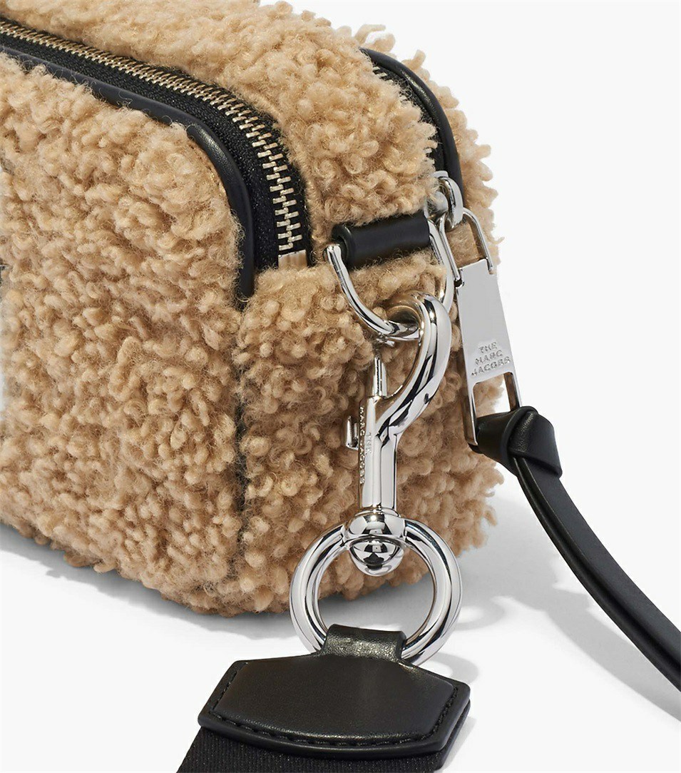 Beige Marc Jacobs The Teddy Women's Snapshot Bags | 3457WYJGM