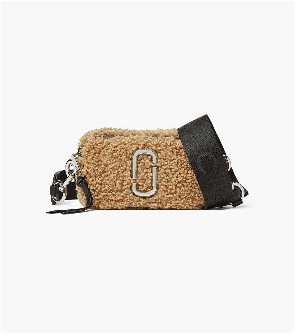 Beige Marc Jacobs The Teddy Women\'s Snapshot Bags | 3457WYJGM