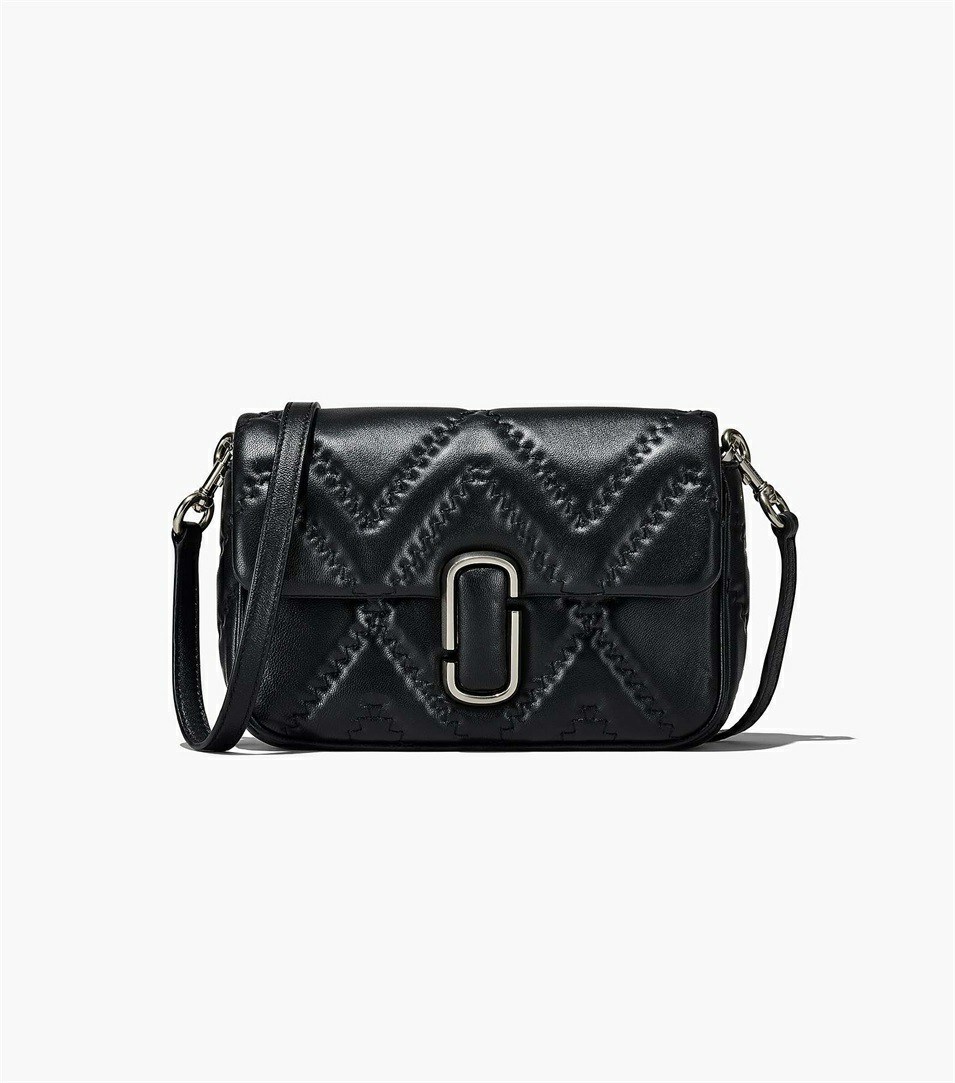Black Marc Jacobs The Quilted Leather J Marc Women's Shoulder Bags | 9164TLVXE