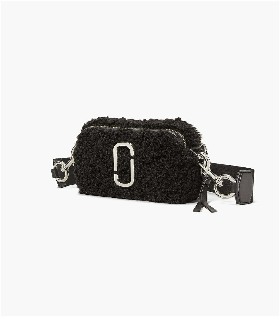 Black Marc Jacobs The Teddy Women's Snapshot Bags | 6103AWIPT