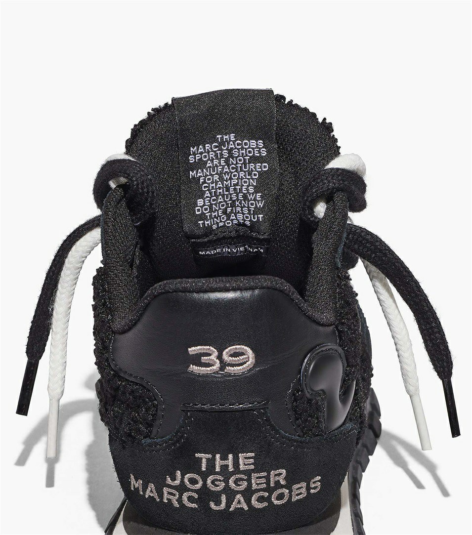 Black Marc Jacobs The Teddy Women's Sneakers | 5423EPAFC
