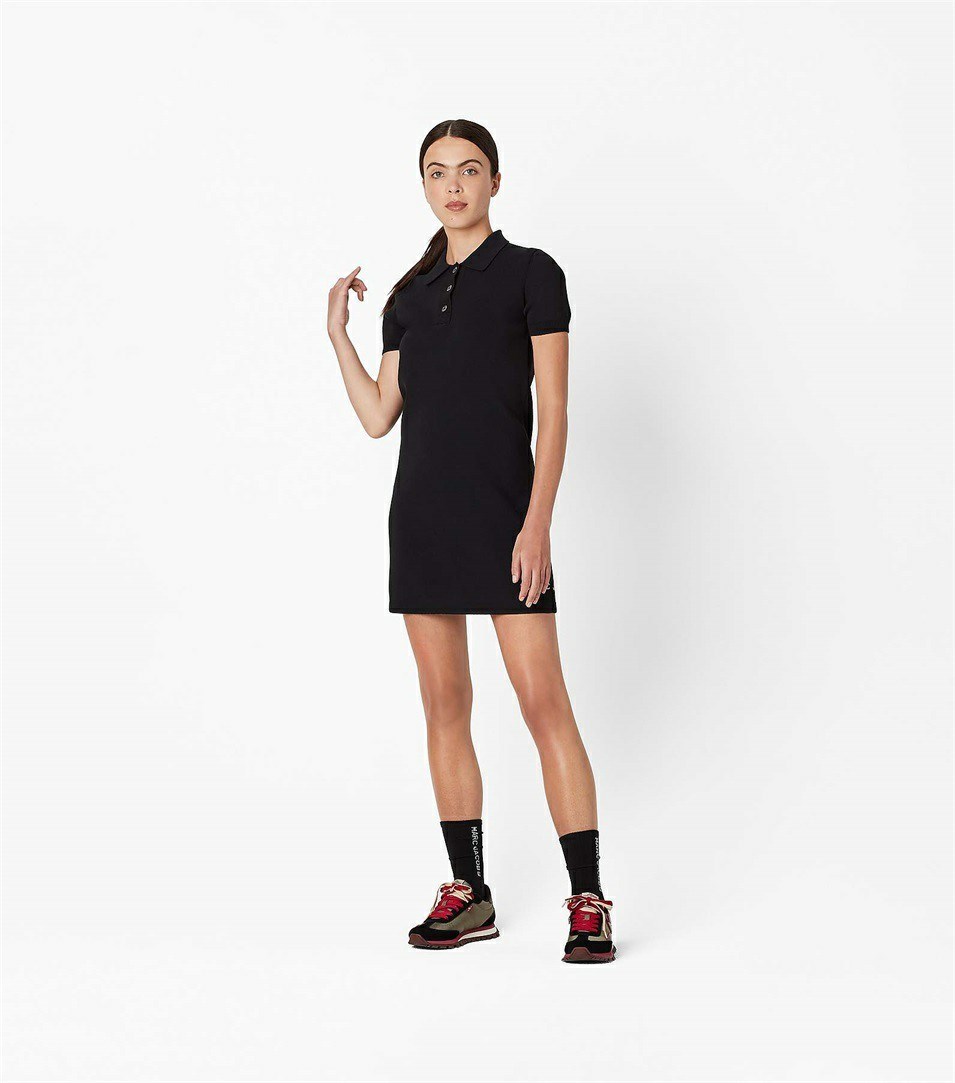 Black Marc Jacobs The Tennis Women's Dress | 8654WGULM
