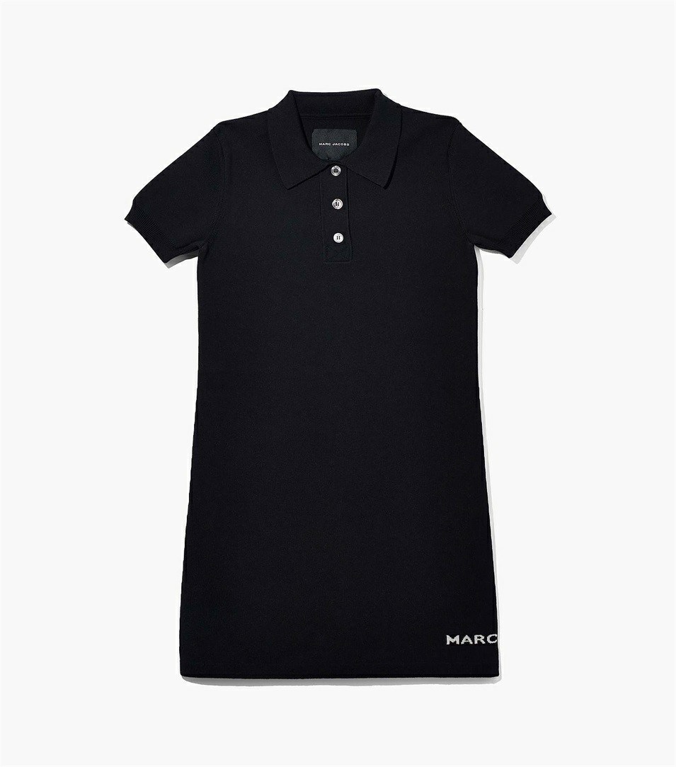 Black Marc Jacobs The Tennis Women\'s Dress | 8654WGULM