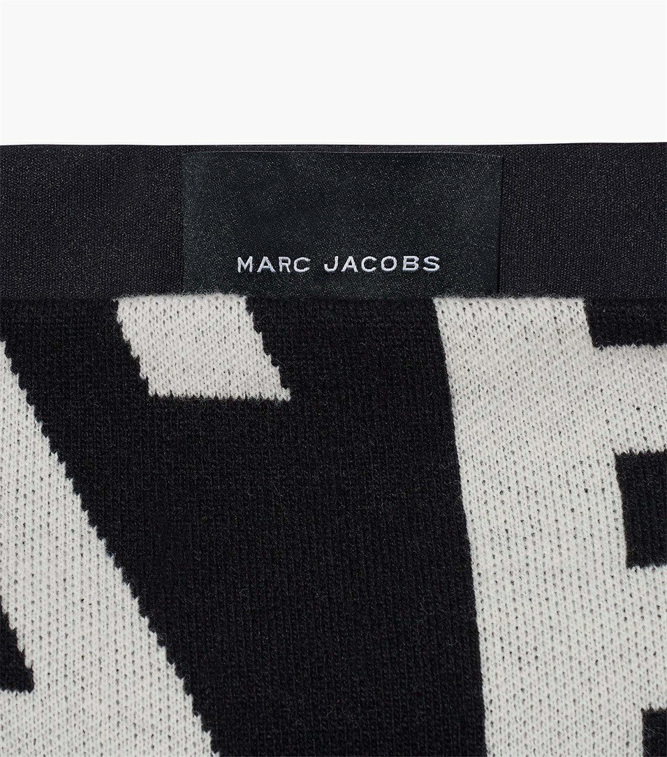 Black / White Marc Jacobs The Monogram Knit Tube Women's Skirts | 6537QHJDR