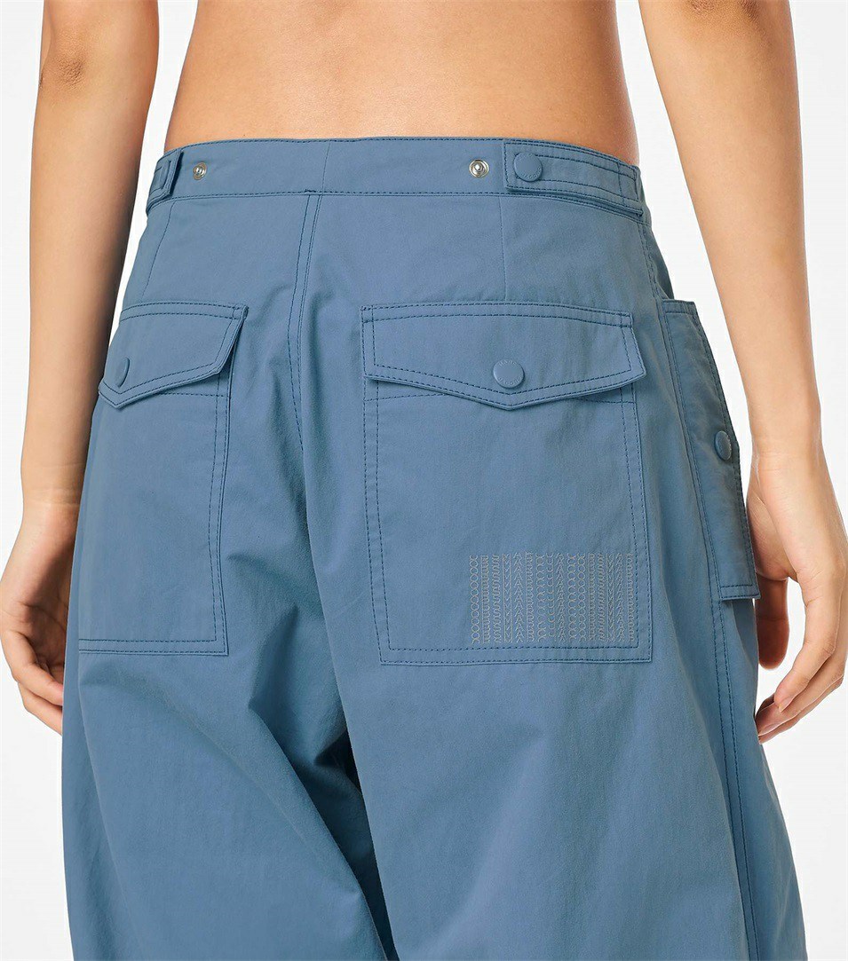 Blue Grey Marc Jacobs The Baggy Drawstring Women's Pants | 4716BXFDU