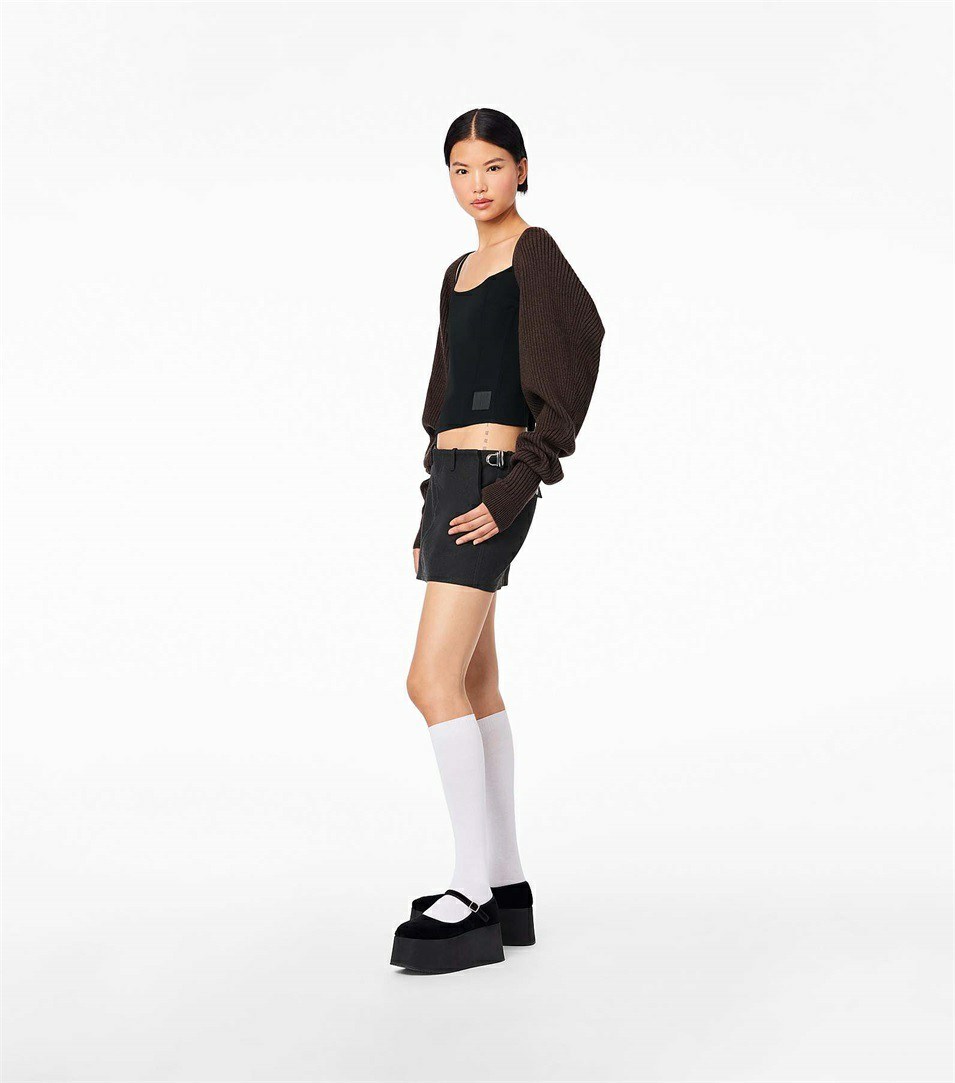 Grey Marc Jacobs The Pushlock Mini Women's Skirts | 5746ULZNH