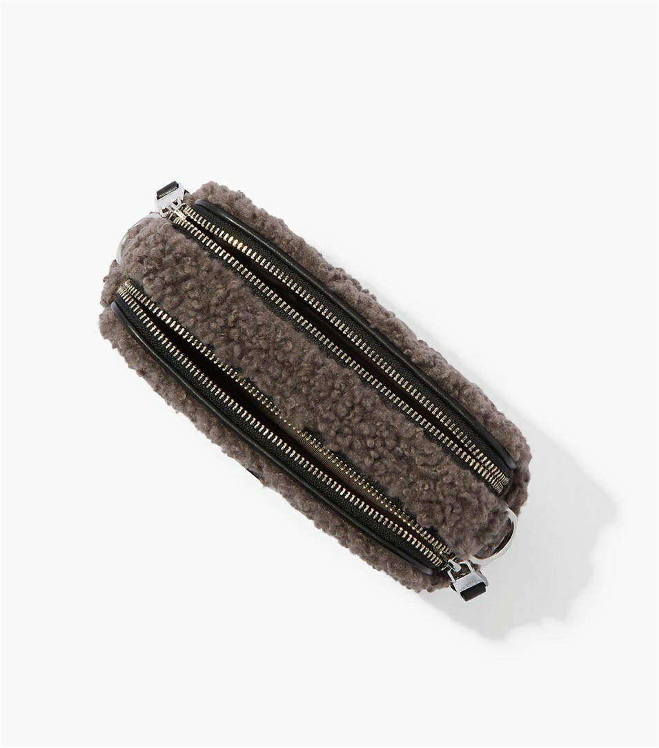Grey Marc Jacobs The Teddy Women's Snapshot Bags | 0137LAXSQ