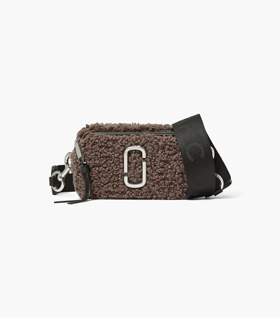 Grey Marc Jacobs The Teddy Women\'s Snapshot Bags | 0137LAXSQ