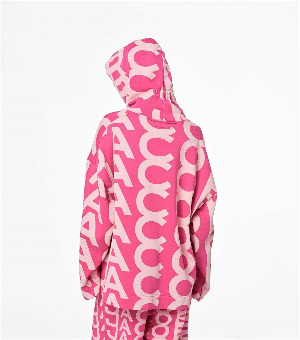 Light Pink / Pink Marc Jacobs The Monogram Oversized Women's Hoodie | 3205BIXGJ