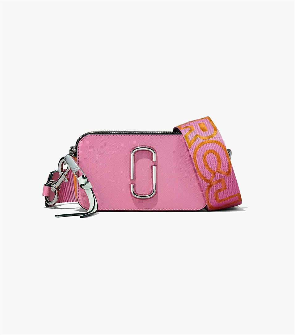 Pink Multicolor Marc Jacobs The Women\'s Snapshot Bags | 7932ZEVIU