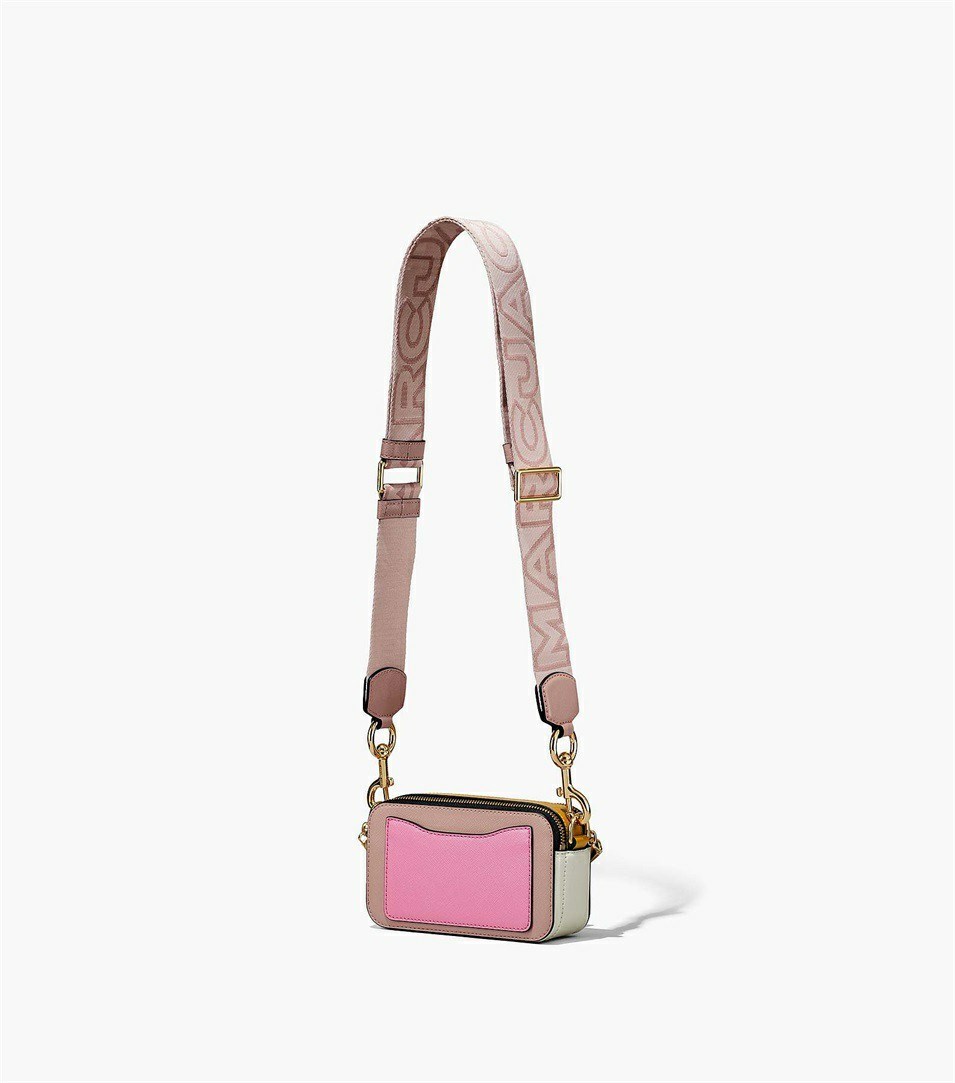 Rose Multicolor Marc Jacobs The Women's Snapshot Bags | 3706VKDUS
