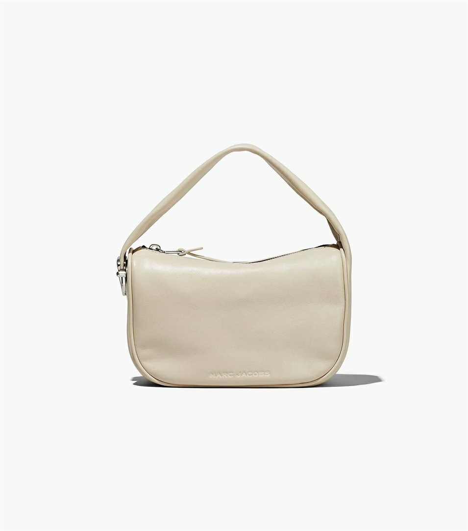 White Marc Jacobs The Pushlock Mini Women\'s Satchel Bags | 6503HKGOQ