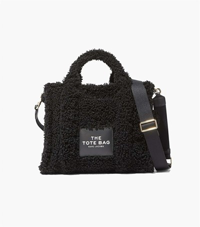 Black Marc Jacobs The Teddy Medium Women's Tote Bags | 1832KEOAF